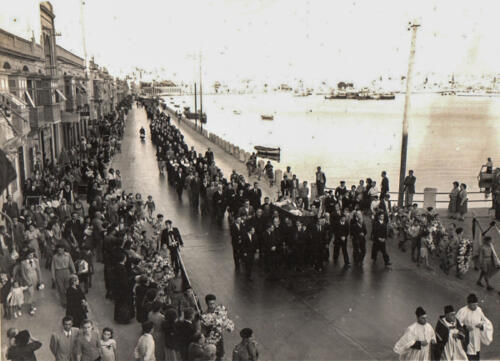 Funeral of Dun Carlo Manché along The Strand Gzira 900